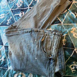 Lane Bryant Paint Splattered Jeans 26